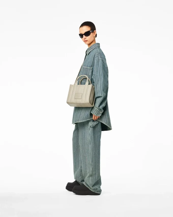 The Monogram Leather Small Tote Bag The Monogram Leather Small Tote Bag