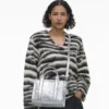 The small Metallic Leather Tote Bag