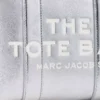 The small Metallic Leather Tote Bag