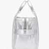 The small Metallic Leather Tote Bag