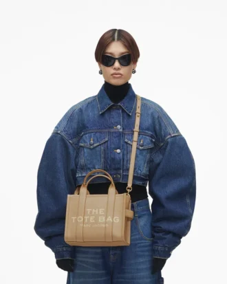The small Tote Bag in leather The small Tote Bag in leather