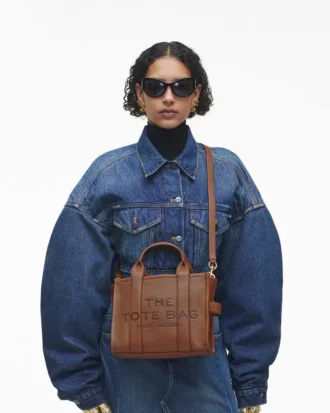 The small Tote Bag in leather The small Tote Bag in leather