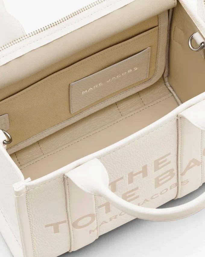 The small Tote Bag in leather The small Tote Bag in leather