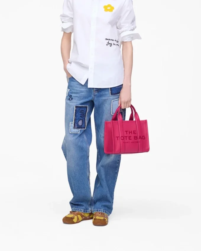 The small Tote Bag in leather The small Tote Bag in leather