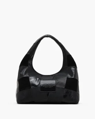 The Suede Patchwork Sack Bag