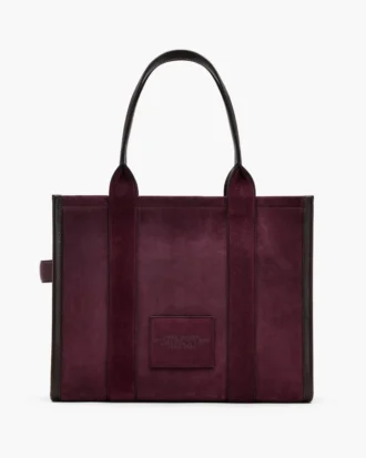 The Tote Bag grande in pelle scamosciata