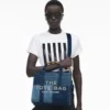 The Tote Bag media in denim The Tote Bag media in denim