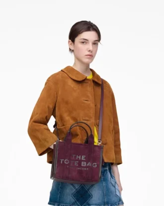 The Tote Bag piccola in pelle scamosciata The Tote Bag piccola in pelle scamosciata