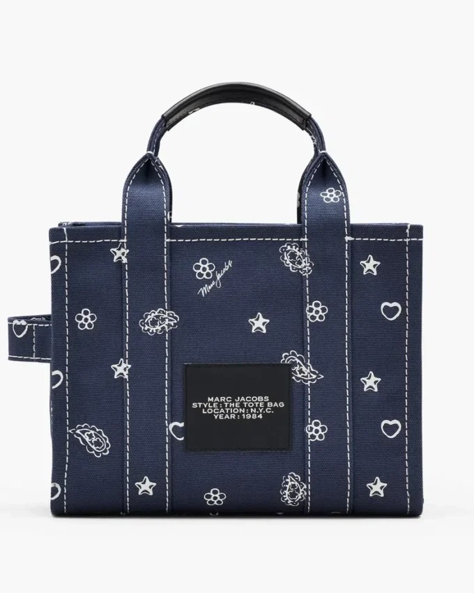 The Tote Bag piccola in tela Bandana The Tote Bag piccola in tela Bandana