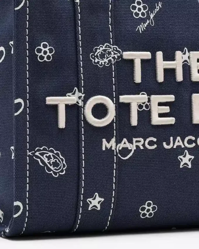 The Tote Bag piccola in tela Bandana The Tote Bag piccola in tela Bandana