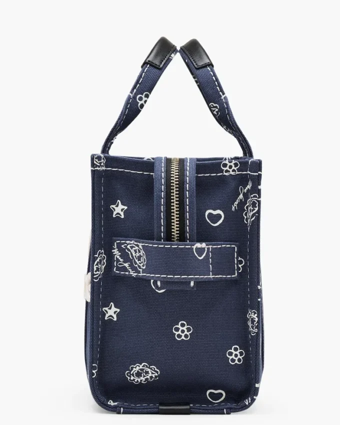 The Tote Bag piccola in tela Bandana The Tote Bag piccola in tela Bandana