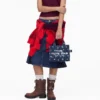 The Tote Bag piccola in tela Bandana The Tote Bag piccola in tela Bandana