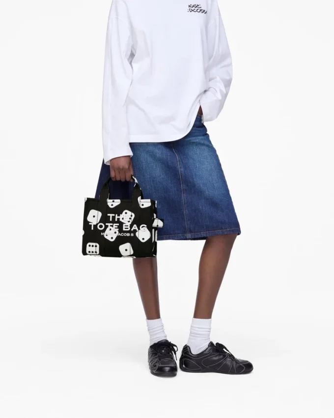 The Tote Bag piccola in tela Derrick Adams X Marc Jacobs
