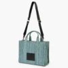 The Washed Monogram Denim Tote Bag The Washed Monogram Denim Tote Bag