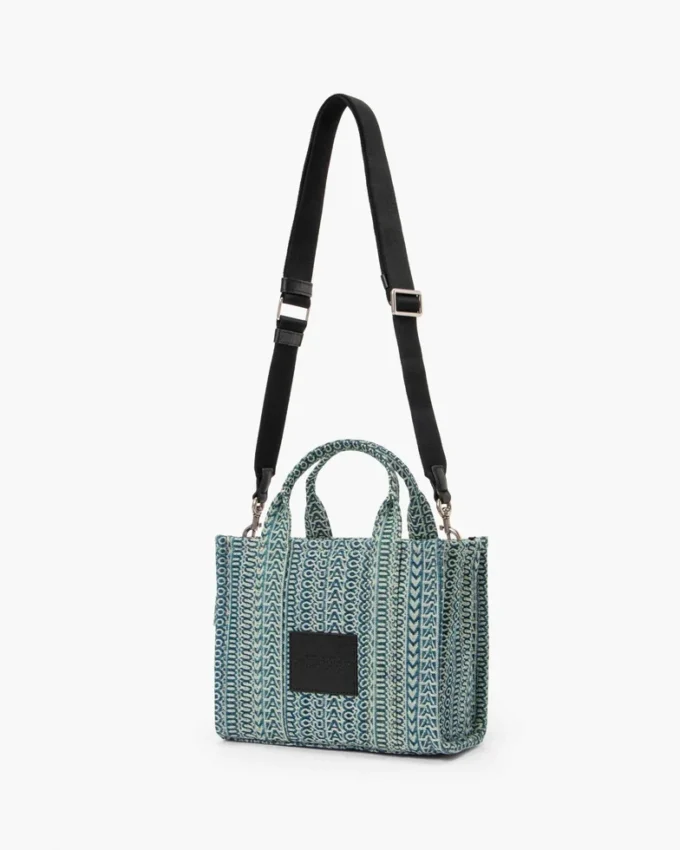 The Washed Monogram Denim Tote Bag The Washed Monogram Denim Tote Bag