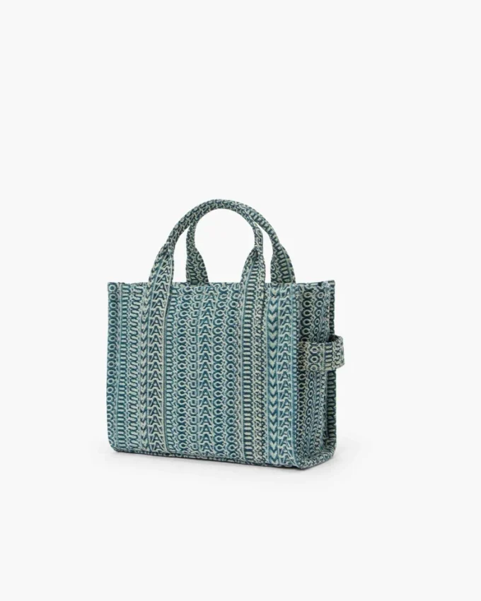 The Washed Monogram Denim Tote Bag The Washed Monogram Denim Tote Bag