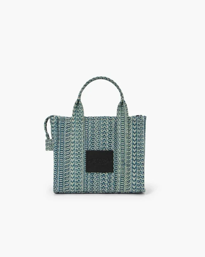 The Washed Monogram Denim Tote Bag The Washed Monogram Denim Tote Bag