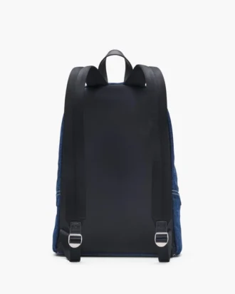 Zaino grande in denim color block Biker Zaino grande in denim color block Biker