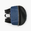 Zaino grande in denim color block Biker