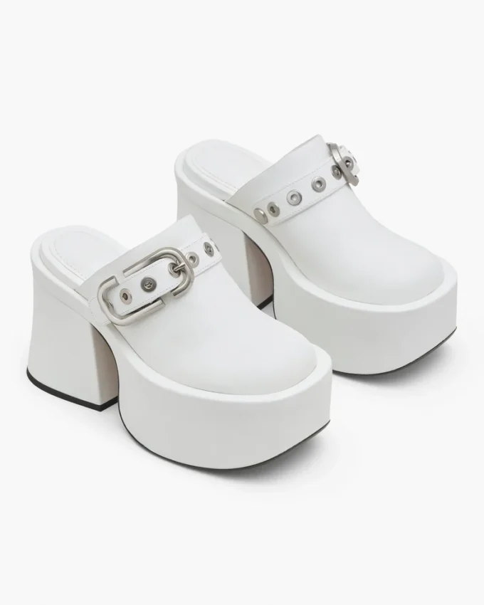 Zoccoli in pelle The J Marc